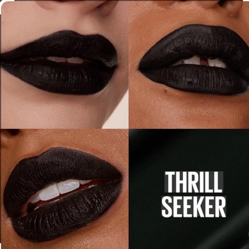 Maybelline Superstay Matte Ink Liquid Lipstick 285 Thrill Seeker Black